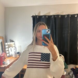 American Flag Sweater